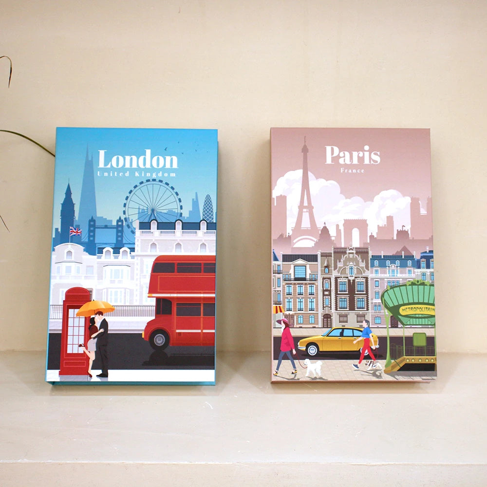 DECORATIVE BOX 'BOOK' - CITY COLLECTION