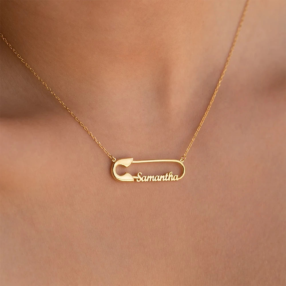 CUSTOM PAPERCLIP NECKLACE