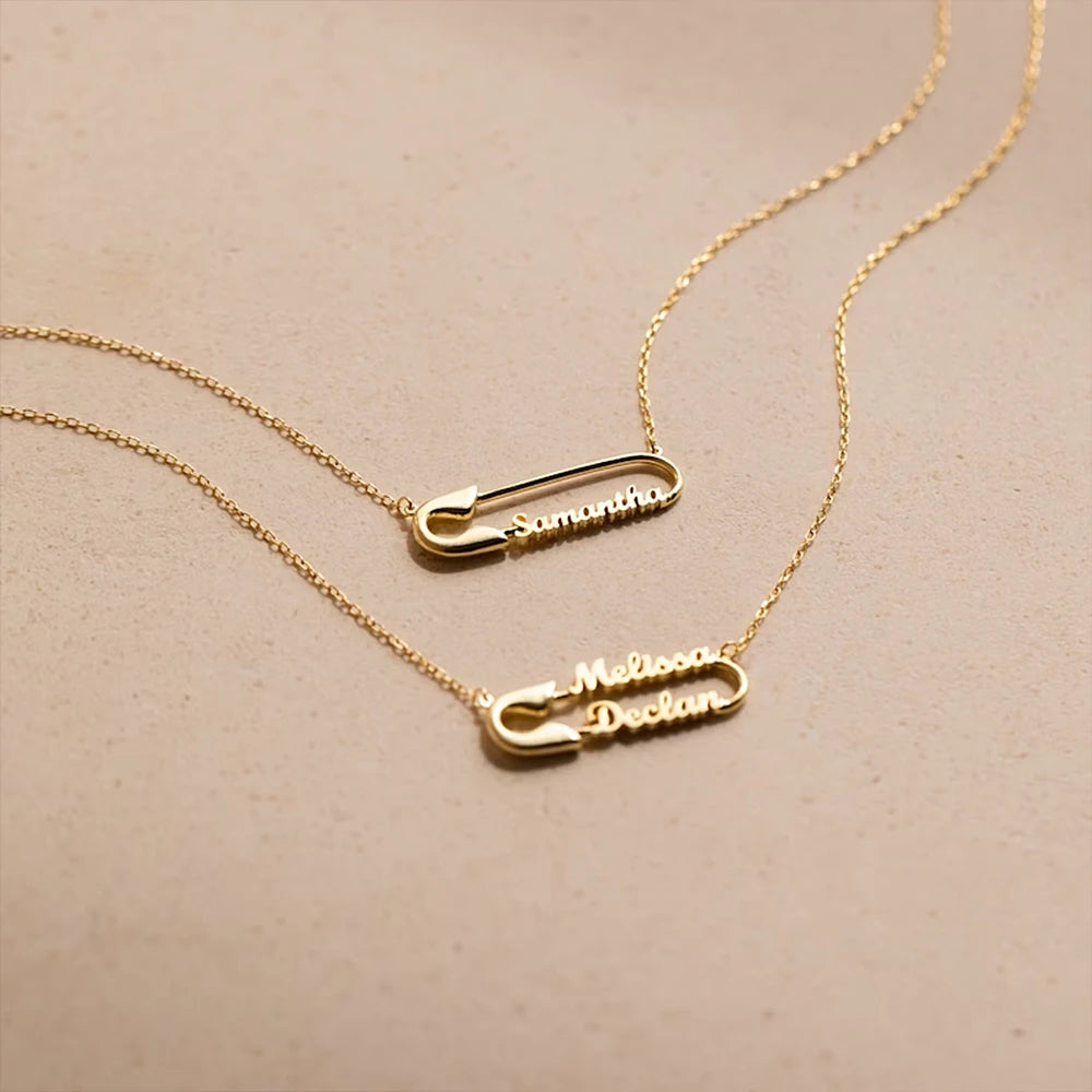 CUSTOM PAPERCLIP NECKLACE