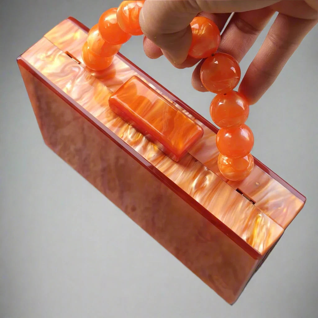 SOLID ACRYLIC CLUTCH